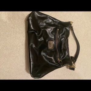 Black coach purse
